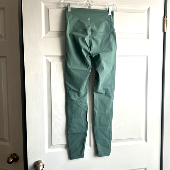 Size 6 Lululemon Sage Wunder Under Leggings - Picture 2 of 4